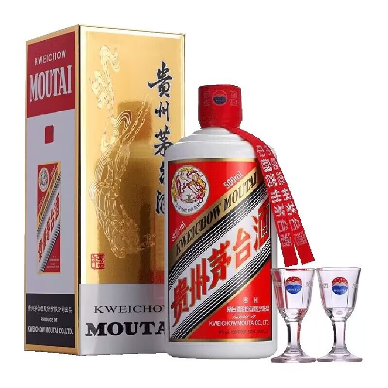 Maotai Liquor Guizhou Feitian Maotai 53 degree 500mL *1 bottle of Maotai-flavor liquor