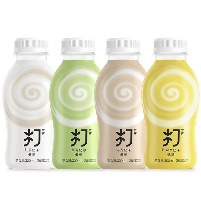 Nongfu Spring low-sugar Tieguanyin milk tea 300ml*15 bottles